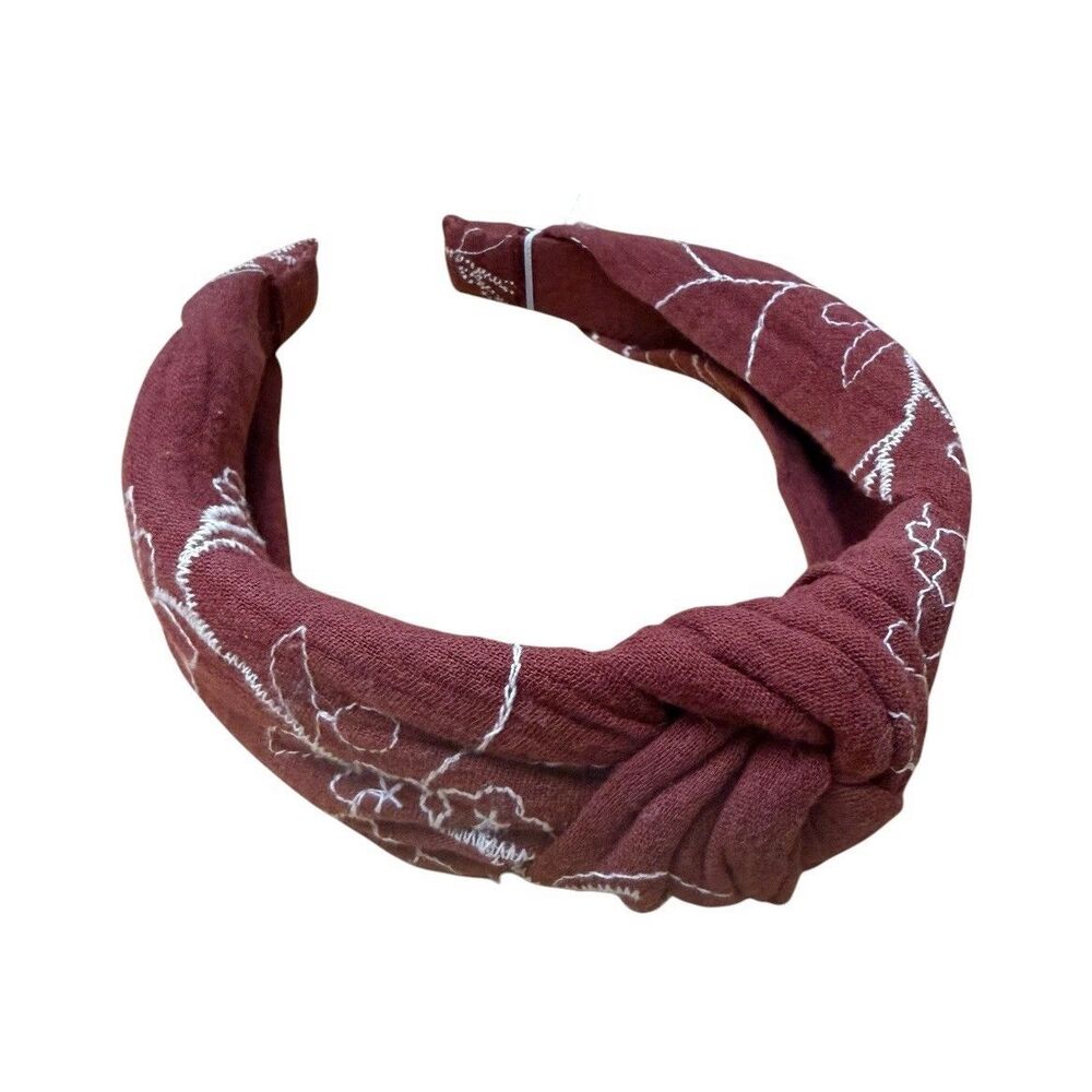 Madewell Women’s Floral Knotted Covered Headband Salvaged Barn AC154 NWT